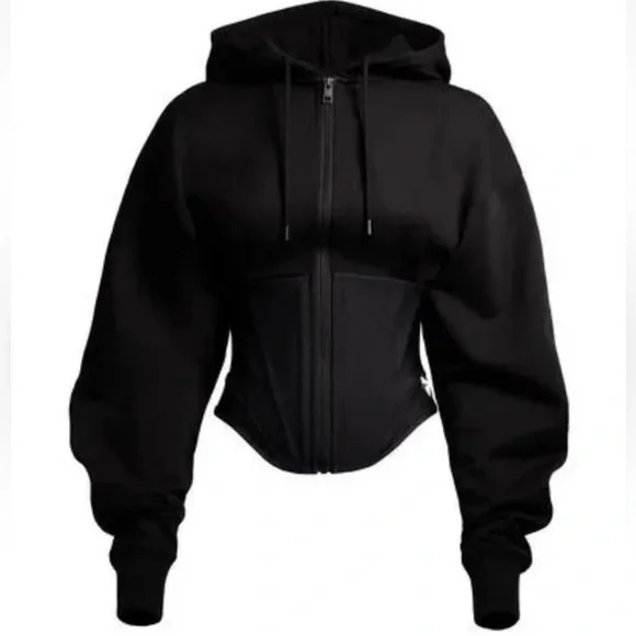 Nike Corset Sweater Hoodie Unisex Nike Black New York Liberty Just